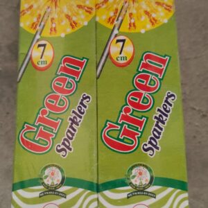 7 cm Green Sparklers